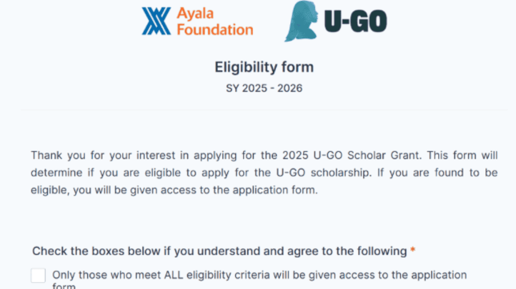 Ayala Foundation Scholarship 2025 to 2026 | Application and Requirements