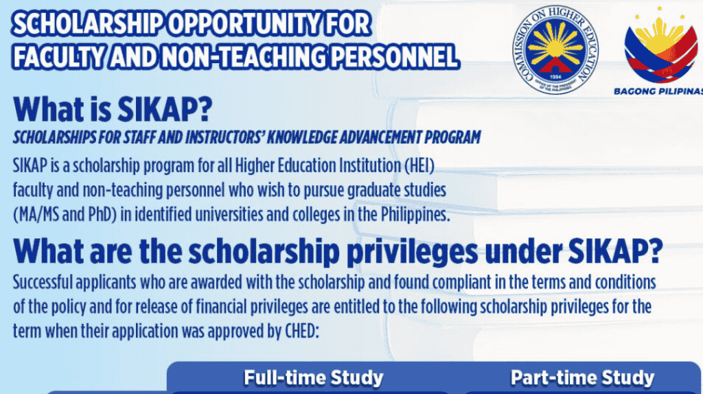 CHED Sikap Scholarship 2025-2026 Application open Now to Apply